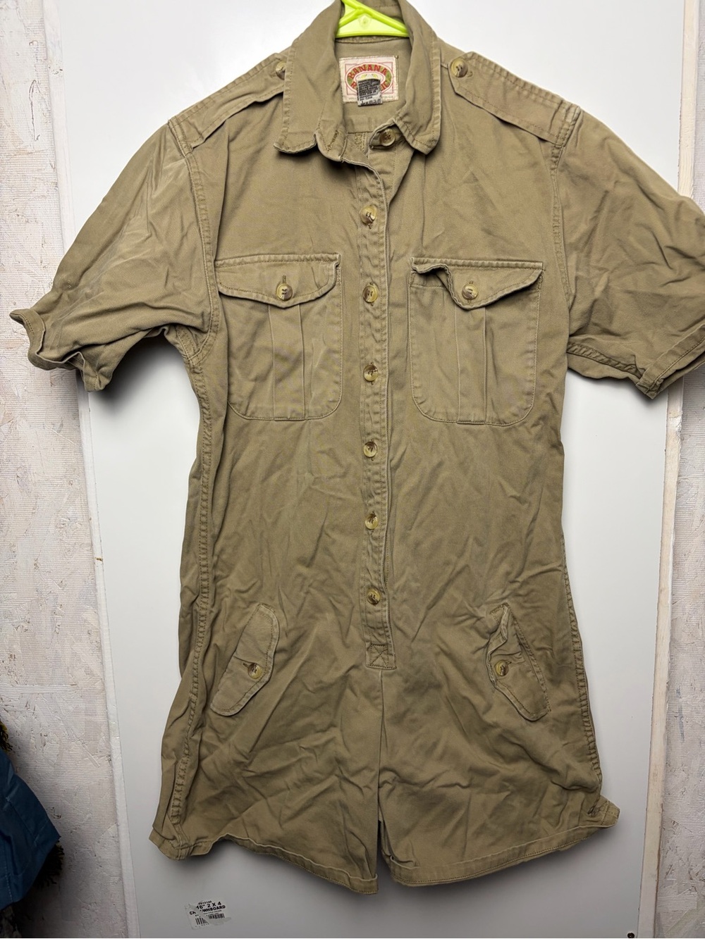 Banana Republic vintage safari romper‎ sz S